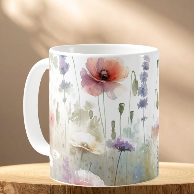 Modern Wildflowers Coffee Mug (Creator Uploaded)