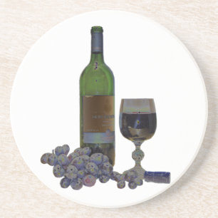 Modern Wine Art Coaster