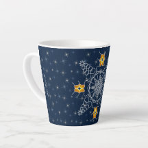 Modern winter snowflake kiss muackS!!!