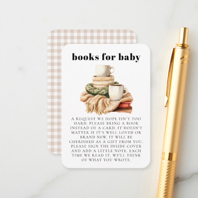 Modern Winter Ugly Sweater Baby Shower Enclosure  (Front/Back In Situ)