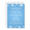 Modern Winter Wonderland Snowflake Bat Mitzvah