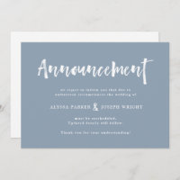 Modern Wish | Wedding Cancellation or Postponement