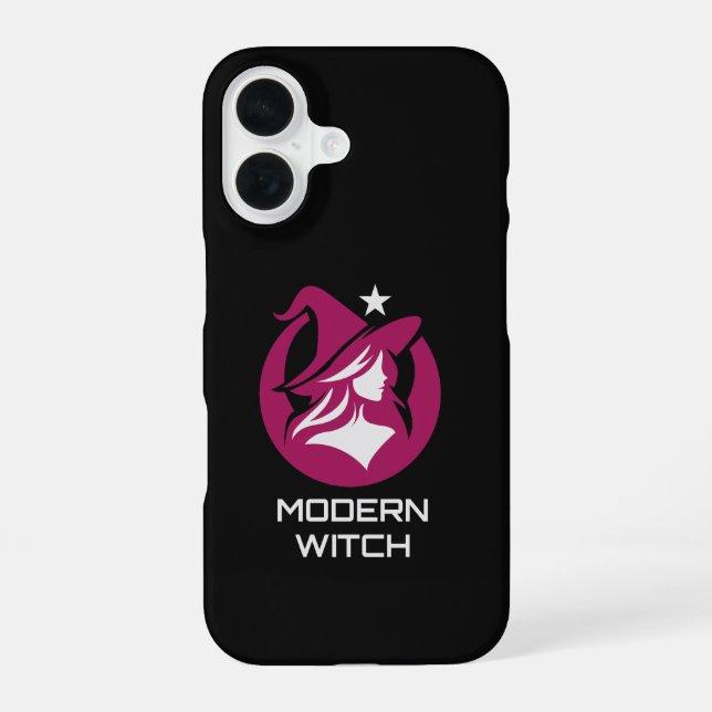 Modern Witch Pagan Magic iPhone 16 Case (Back)