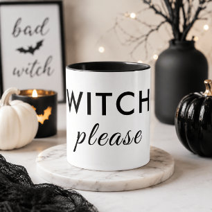 Modern Witch Please Halloween Mug – Minimal Chic