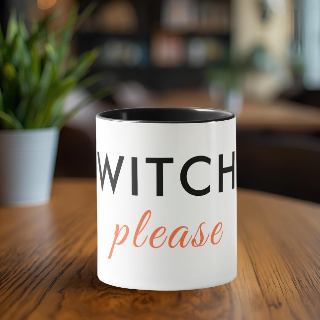 Modern Witch Please Halloween Mug – Minimal Chic (Creator Uploaded)
