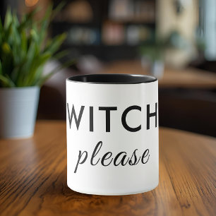 Modern Witch Please Halloween Mug – Minimal Chic