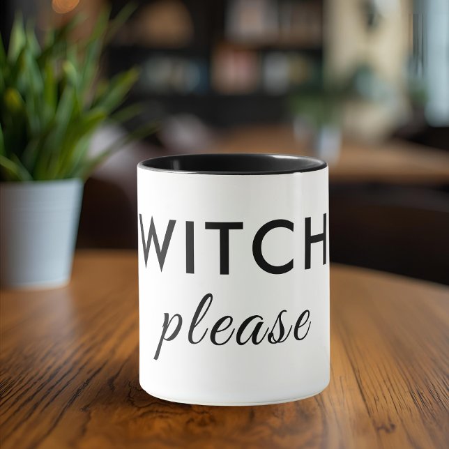 Modern Witch Please Halloween Mug – Minimal Chic (Creator Uploaded)