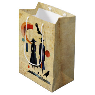 Modern Witches - an abstract artwork 2 - Fan Fun Medium Gift Bag