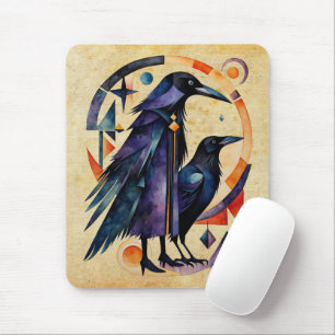 Modern Witches - an abstract artwork 4 - Fan Fun Mouse Pad