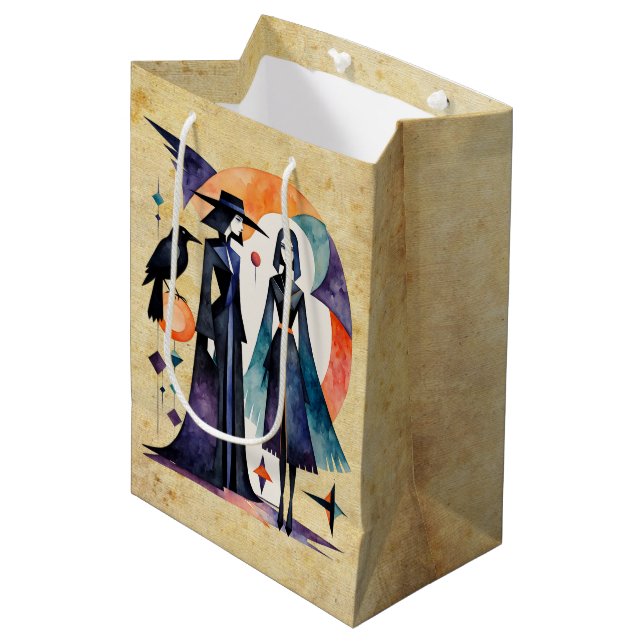 Modern Witches - an abstract artwork 5 - Fan Fun Medium Gift Bag (Front Angled)