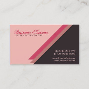 Modern Woman Simple Stylish Business Card