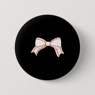 Modern Womens Baseball Mom Team Mother Support T S 2 Inch Round Button