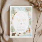 Modern Woodland Animals Baby Shower