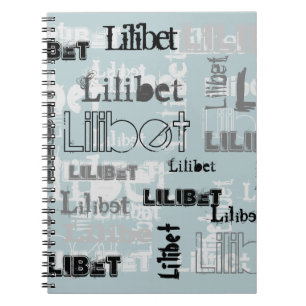 Modern Wordcloud Boys Girls NAME Personalized Notebook