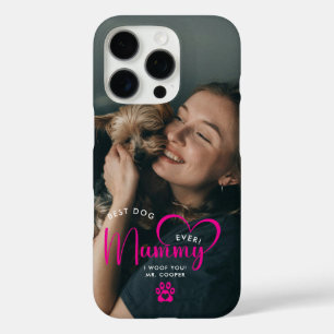 Modern World's Best Dog Mummy Gift Photo iPhone 16 Pro Case