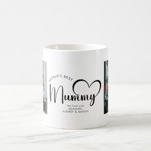 Modern World's Best Mummy Gift Photo Coffee Mug