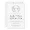 Modern wreath rehearsal dinner invitations