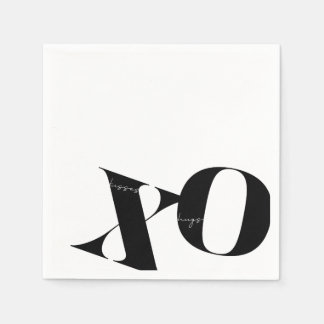 Modern X and O Napkins
