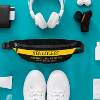 Modern Yellow Black Volunteer Corporate Event