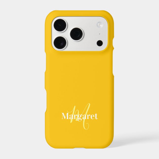 Modern yellow custom name (Back)