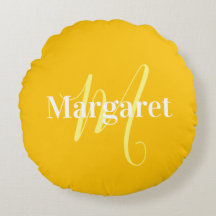 Modern yellow custom name