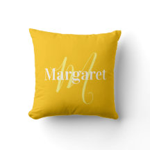 Modern yellow custom name