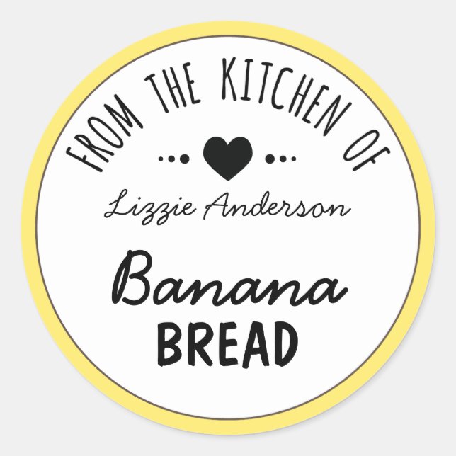 Modern Yellow From the Kitchen of Label (Front)