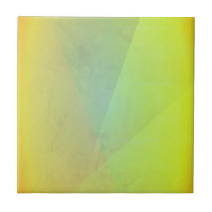 Modern Yellow Geometric Gradation Tile