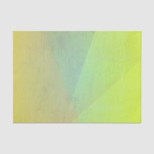 Modern Yellow Geometric Gradation Tissue Paper
