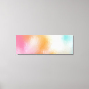Modern Yellow Green Red Pink Blue Purple Colourful Canvas Print