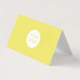 Modern YellowProfessional Business Cards With Logo