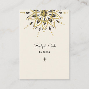 Modern Yoga Massage Wellness  Business Card