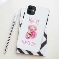 Modern You Are Flamazing Beauty Pink Flamingo