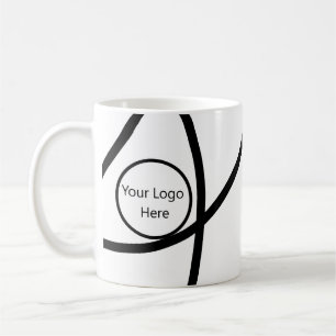 modern your logo here Minimalistic Abstract Coffee Mug