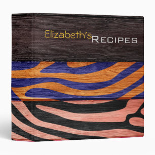 Modern Zebra Print #10 Binder