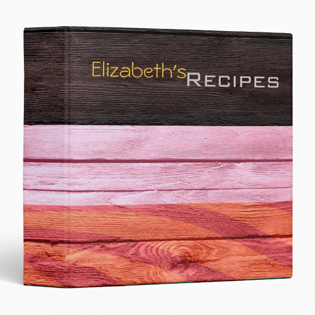 Modern Zebra Print #17 Binder (Front/Spine)