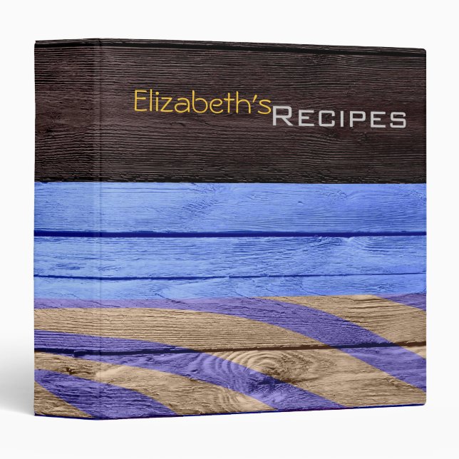 Modern Zebra Print #20 Binder (Front/Spine)