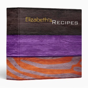 Modern Zebra Print #4 Binder