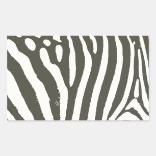 Modern Zebra Stripe Animal Print Pattern Sticker