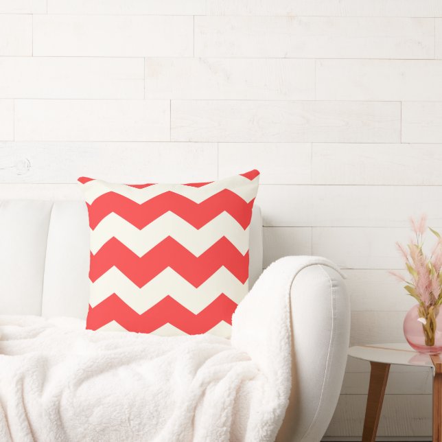 Modern Zig Zag Chevron Pattern Design Pillow (Couch)