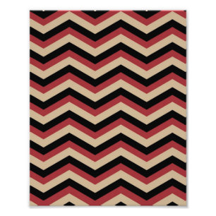 Modern Zig Zag Pattern Photo Print