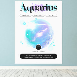 Modern Zodiac Sign Aquarius Quote Air Element