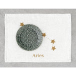 Modern Zodiac Sign Gold Aries | Element Fire Kitchen Towel<br><div class="desc">Modern Zodiac Sign Gold Aries | Element Fire</div>