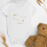 Modern Zodiac Sign Gold Gemini | Element Air  Baby Bodysuit<br><div class="desc">Modern Zodiac Sign Gold Gemini | Element Air</div>