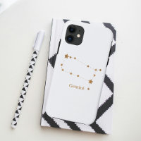 Modern Zodiac Sign Gold Gemini | Element Air