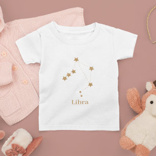 Modern Zodiac Sign Gold Libra Element Air Toddler T-shirt