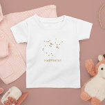 Modern Zodiac Sign Gold Sagittarius| Element  Fire Toddler T-shirt<br><div class="desc">Modern Zodiac Sign Gold Sagittarius| Element  Fire</div>