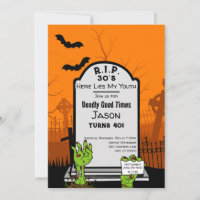 Modern Zombie Horror Themed 40th Birthday Party