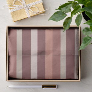 Moderna Linear Antique Rose & Copper Tissue Paper