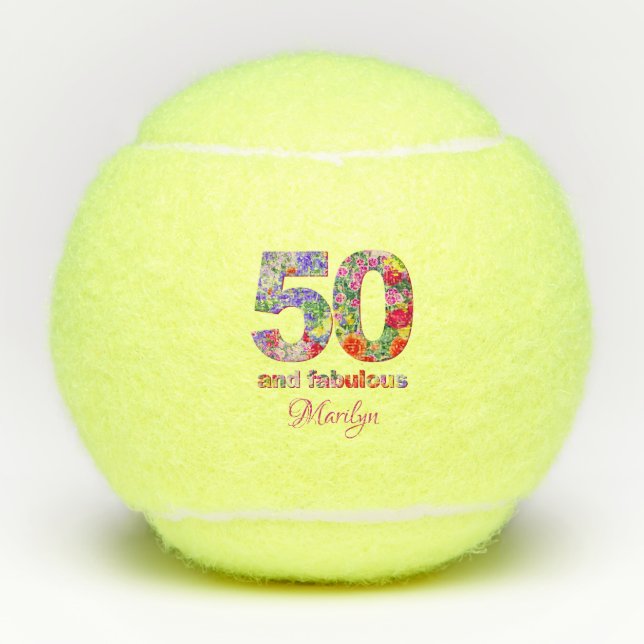 Moderne 50 et fabuleuses balles de tennis d'annive (Devant)